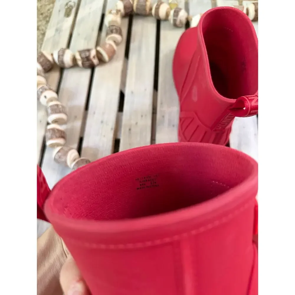 Hunter Grace Unisex Kids Red Boots
